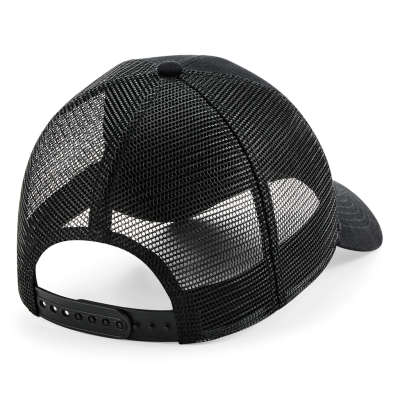 Mesh Cap with Size Adjuster at the Back with Removable Patch